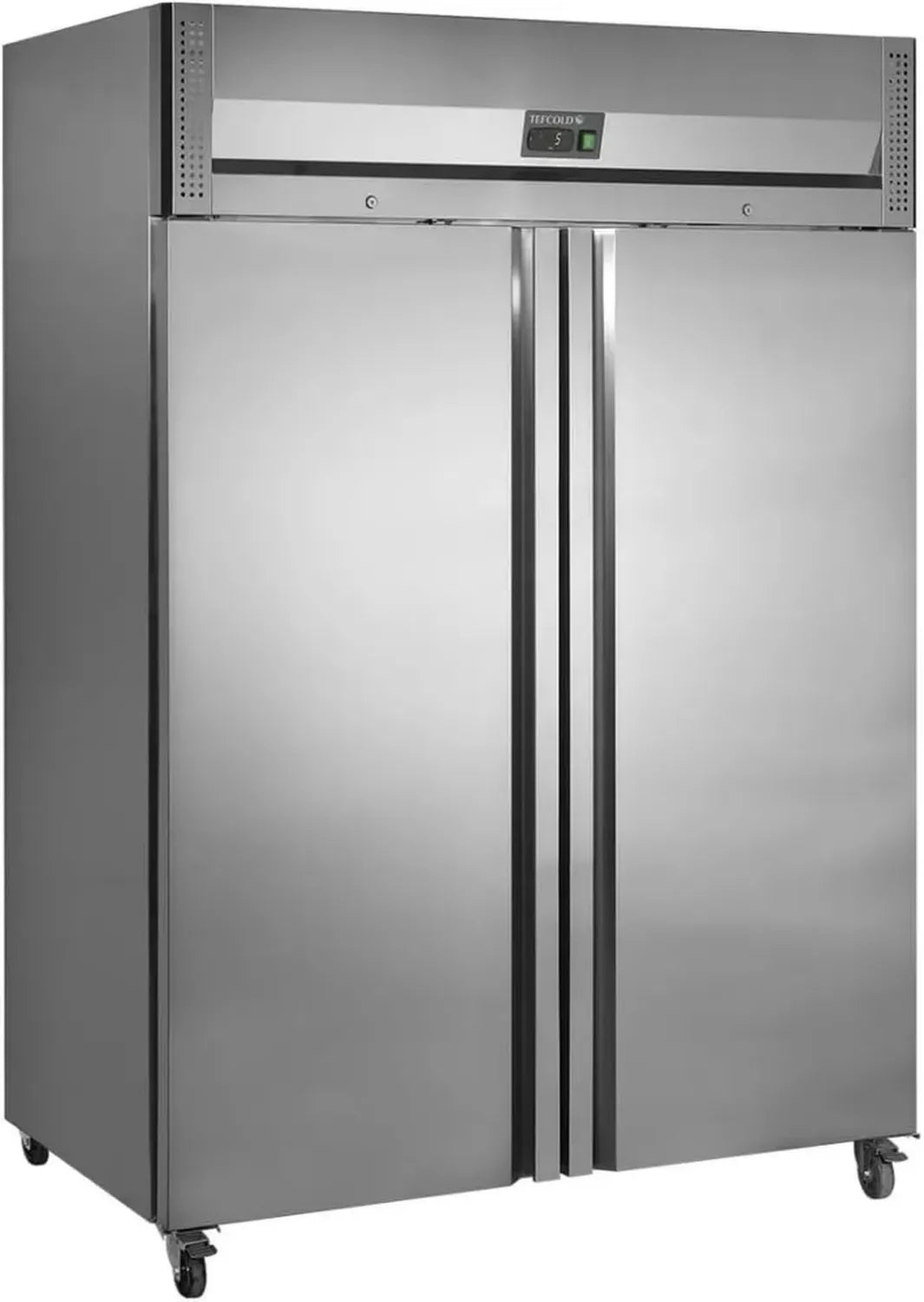 Réfrigérateur à Armoire 2 Portes en Acier Inoxydable 954L