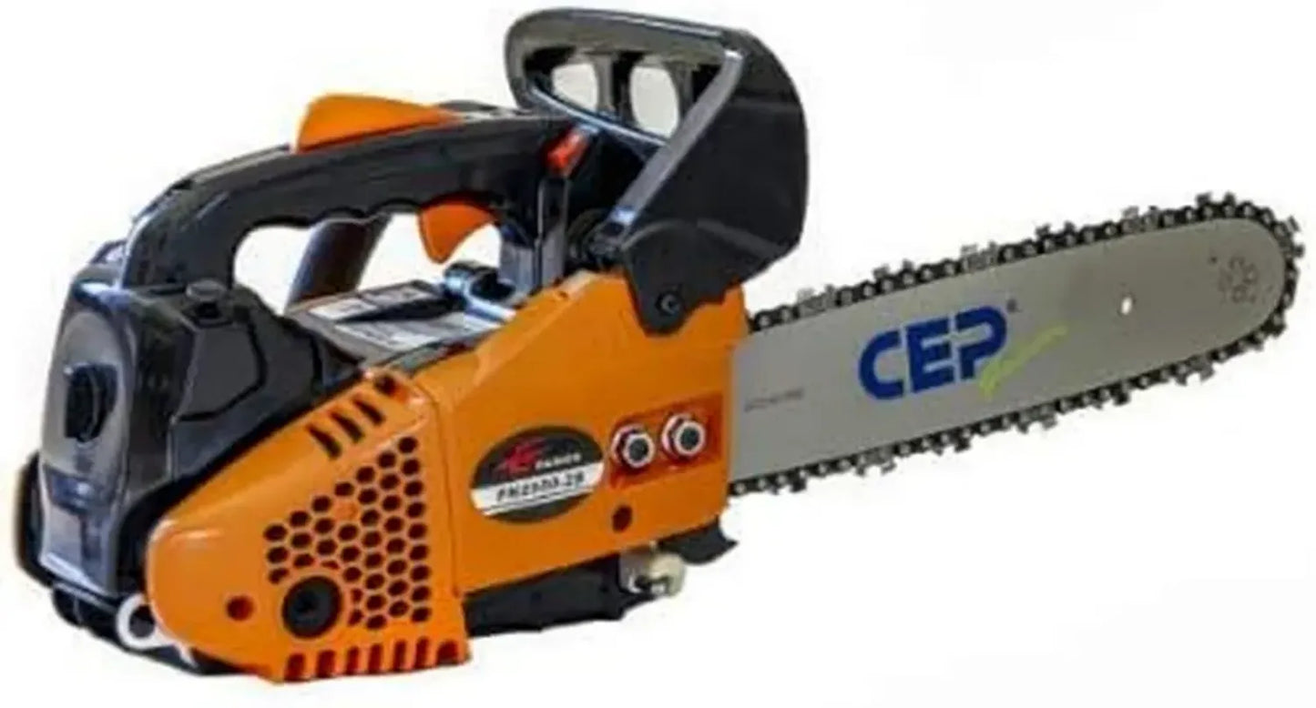 Scie à Chaîne d'Élagage Thermique CEP, Moteur 25 cc 2 Temps, Guide de 30 cm