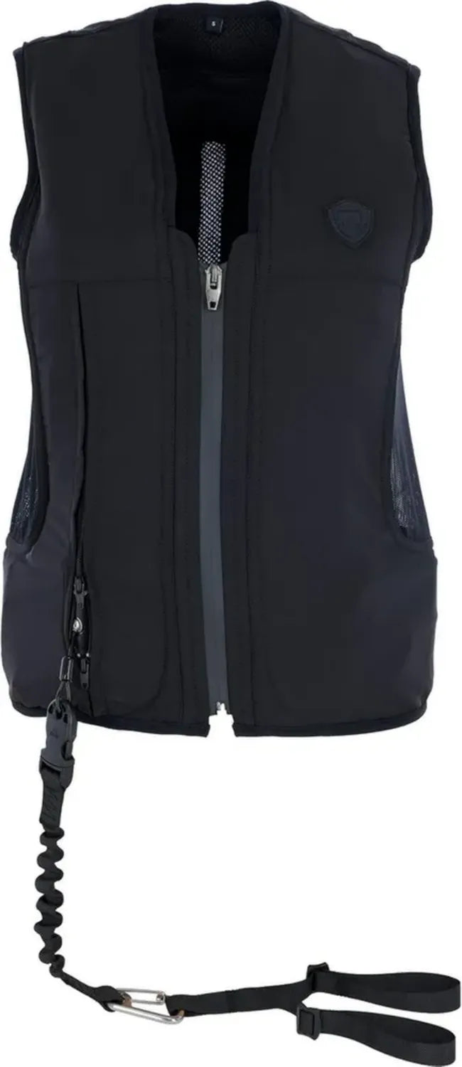 Gilet Airbag Noir en Nylon pour Cavalerie Covalliero Taille M