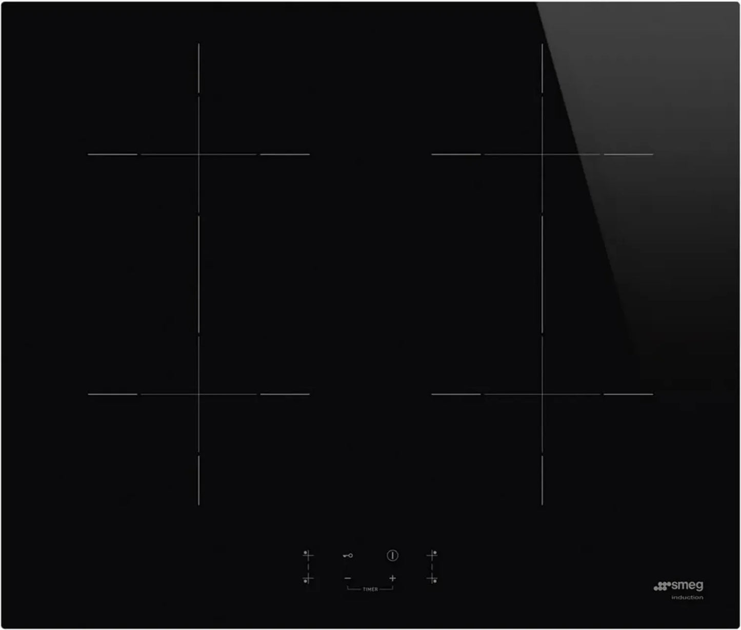 Plaque de Cuisson à Induction SMEG SIB2641D, Noire, Modèle Universel